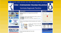 Desktop Screenshot of fipav.tn.it